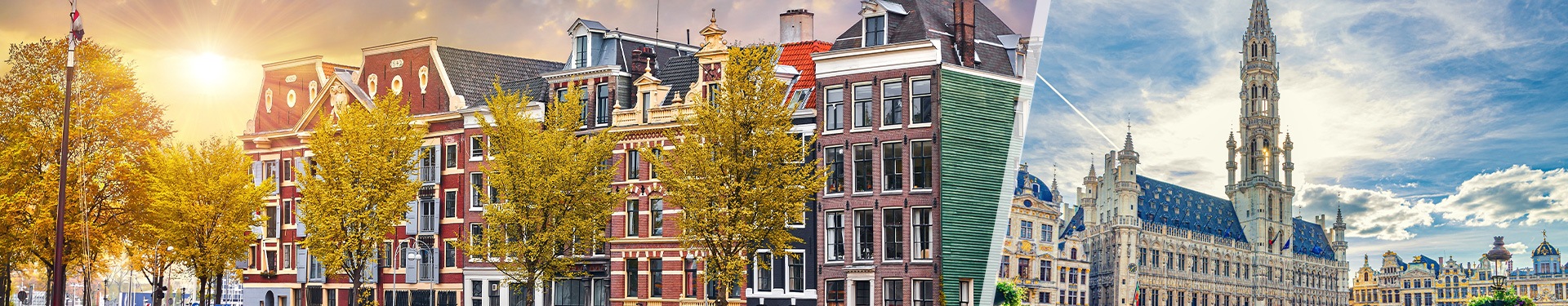 Ámsterdam y Bruselas en tren