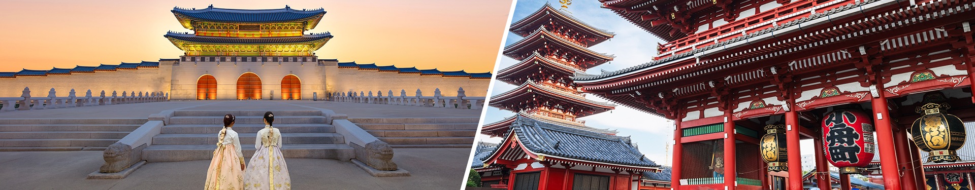 Seúl, Osaka, Kioto y Tokio