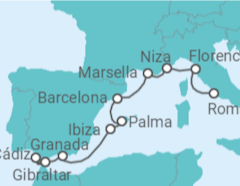 Itinerario del Crucero España - Norwegian Cruise Line