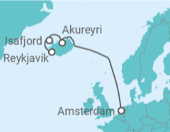 Itinerario del Crucero Islandia - Norwegian Cruise Line