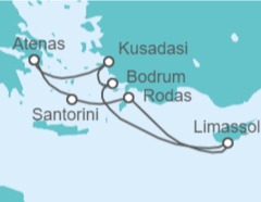 Itinerario del Crucero Grecia, Chipre, Turquía - Royal Caribbean