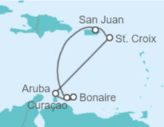 Itinerario del Crucero Aruba, Curaçao - Royal Caribbean
