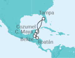 Itinerario del Crucero Belice, Honduras, México - Royal Caribbean