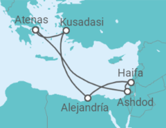 Itinerario del Crucero Israel, Egipto, Turquía - Celebrity Cruises