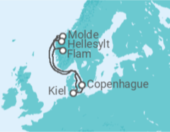 Itinerario del Crucero Noruega, Alemania TI - MSC Cruceros