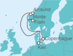 Itinerario del Crucero Dinamarca, Noruega TI - MSC Cruceros