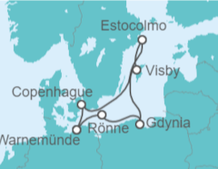 Itinerario del Crucero Alemania, Polonia, Suecia TI - MSC Cruceros