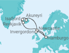 Itinerario del Crucero Reino Unido, Islandia TI - MSC Cruceros