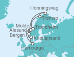 Itinerario del Crucero Noruega TI - MSC Cruceros