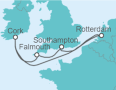 Itinerario del Crucero Holanda, Irlanda, Reino Unido TI - MSC Cruceros