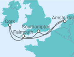 Itinerario del Crucero Holanda, Irlanda, Reino Unido TI - MSC Cruceros