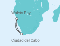 Itinerario del Crucero Namibia - MSC Cruceros