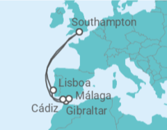 Itinerario del Crucero Portugal, Gibraltar, España - MSC Cruceros