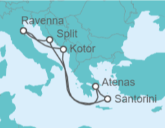 Itinerario del Crucero Montenegro, Grecia, Croacia - Royal Caribbean
