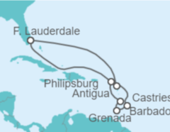Itinerario del Crucero Saint Maarten, Santa Lucía, Barbados, Antigua Y Barbuda - Celebrity Cruises