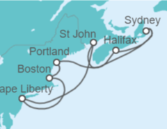 Itinerario del Crucero USA, Canadá - Royal Caribbean