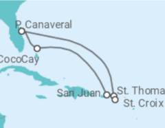 Itinerario del Crucero Islas Vírgenes - Eeuu, Puerto Rico - Royal Caribbean