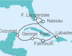 Itinerario del Crucero Bahamas, México, Islas Caimán, Jamaica - Royal Caribbean