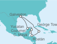 Itinerario del Crucero México, Honduras, Islas Caimán - Royal Caribbean