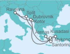 Itinerario del Crucero Montenegro, Croacia, Grecia, Turquía - Royal Caribbean