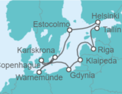 Itinerario del Crucero Dinamarca, Alemania, Polonia, Lituania, Letonia, Estonia, Finlandia - MSC Cruceros