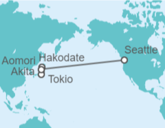Itinerario del Crucero Japón, USA - Royal Caribbean