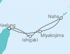 Itinerario del Crucero Japón, Taiwán - MSC Cruceros