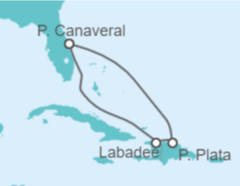Itinerario del Crucero USA - Royal Caribbean