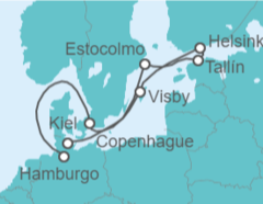 Itinerario del Crucero Dinamarca, Suecia, Finlandia, Estonia - Cunard