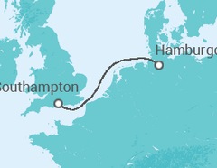 Itinerario del Crucero Alemania - Cunard