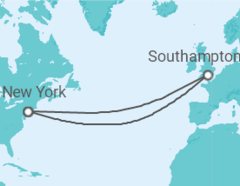 Itinerario del Crucero USA - Cunard