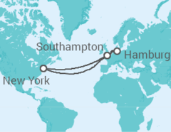 Itinerario del Crucero Reino Unido, Alemania - Cunard