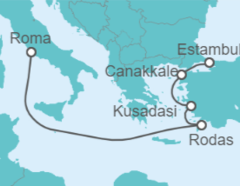 Itinerario del Crucero Grecia, Turquía - Cunard