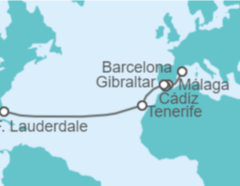 Itinerario del Crucero España, Gibraltar - Princess Cruises