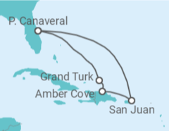 Itinerario del Crucero Puerto Rico, Bahamas - Princess Cruises