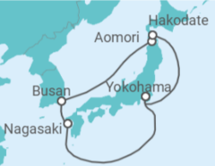 Itinerario del Crucero Japón, Corea Del Sur - Princess Cruises