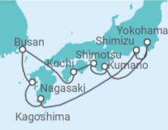 Itinerario del Crucero Japón, Corea Del Sur - Princess Cruises
