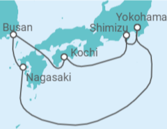 Itinerario del Crucero Japón, Corea Del Sur - Princess Cruises