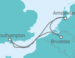Itinerario del Crucero Bélgica, Holanda - Cunard