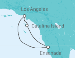Itinerario del Crucero Isla Catalina y Ensenada desde Los Ángeles - Carnival