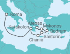 Itinerario del Crucero Grecia, Turquía - Royal Caribbean