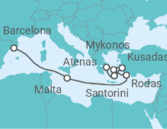 Itinerario del Crucero Grecia, Turquía, Malta - Celebrity Cruises