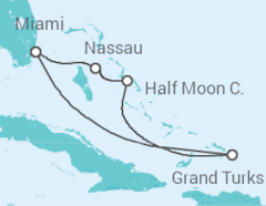Itinerario del Crucero Bahamas - Carnival
