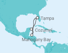 Itinerario del Crucero México - Carnival