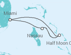 Itinerario del Crucero Bahamas - Carnival