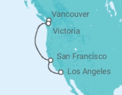 Itinerario del Crucero Canadá, USA - Princess Cruises