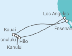 Itinerario del Crucero Islas Hawaianas - Princess Cruises