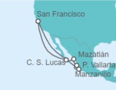 Itinerario del Crucero Alaska - Princess Cruises