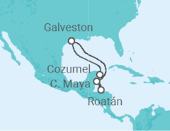 Itinerario del Crucero México, Honduras - Royal Caribbean