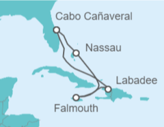 Itinerario del Crucero Bahamas, Jamaica - Royal Caribbean